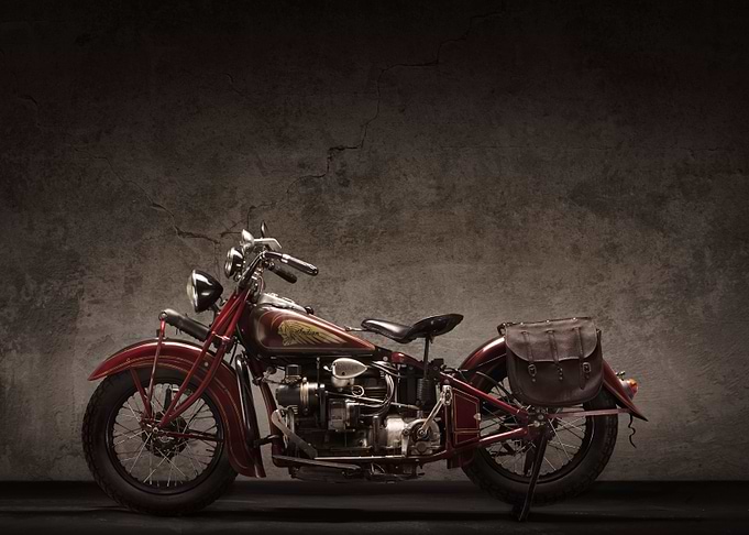 Classic American motorcycle 'INDIAN FOUR'