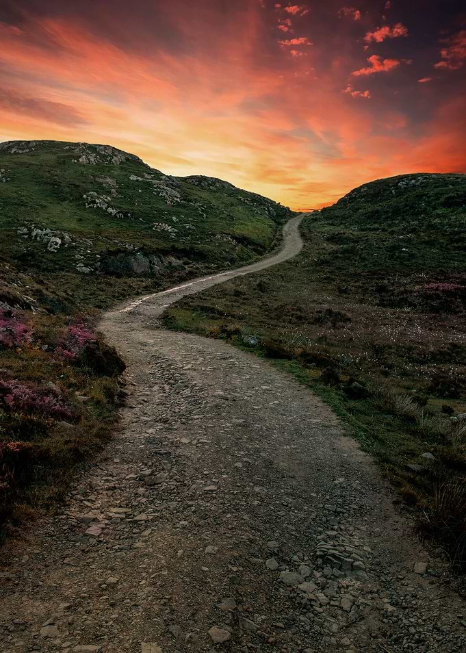 Sunset over the Isle of Skye, Scotland