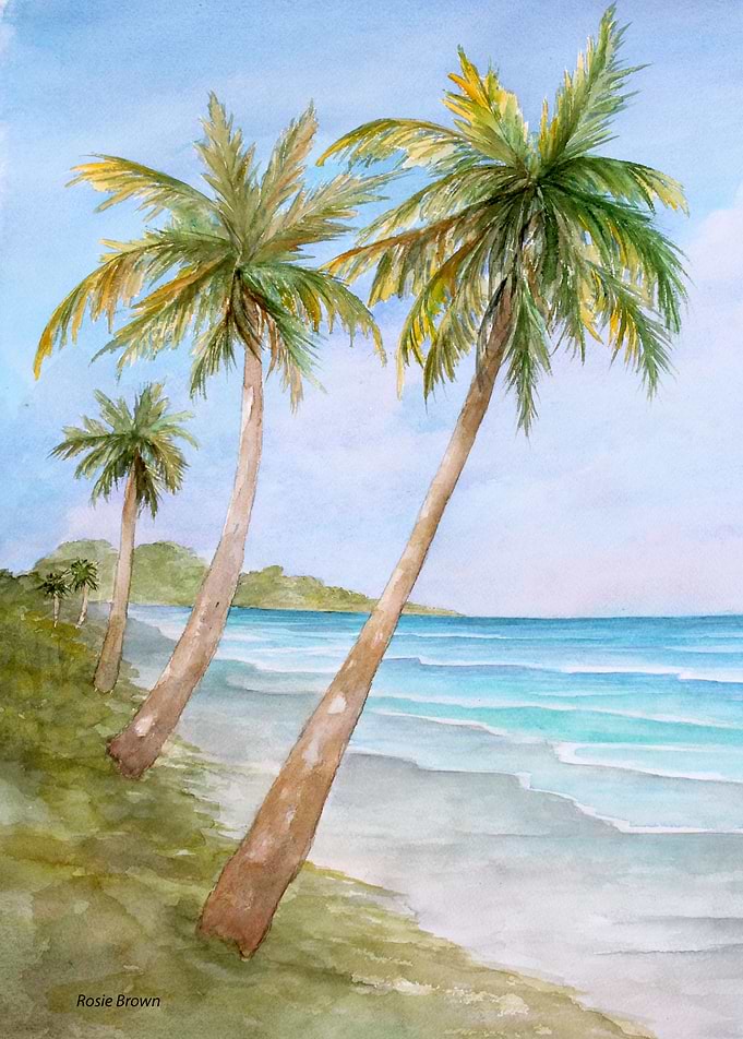 Swaying Palms
