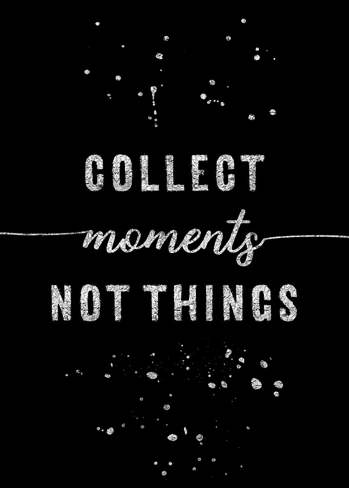 TEXT ART SILVER Moments