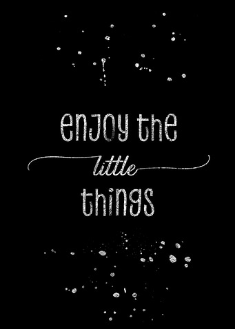 TEXT ART SILVER Enjoy