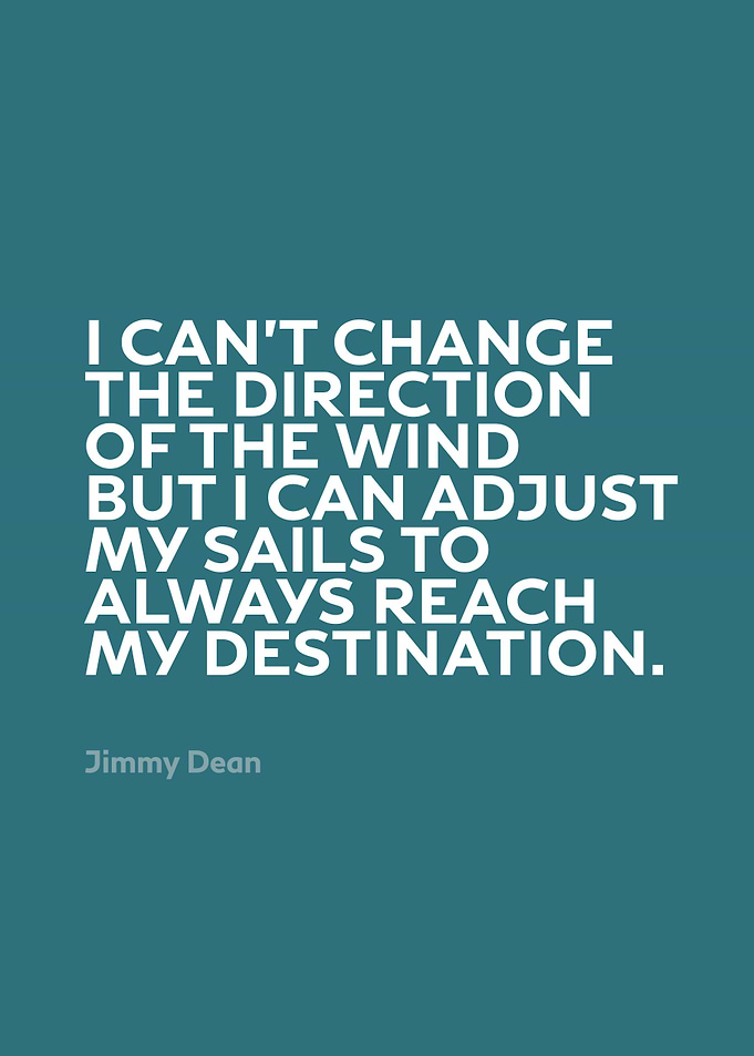 Inspirational Quote by Jimmy Dean Series 012