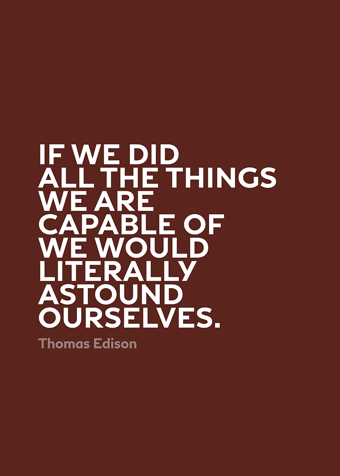 Inspirational Quote by Thomas Edison Series 009