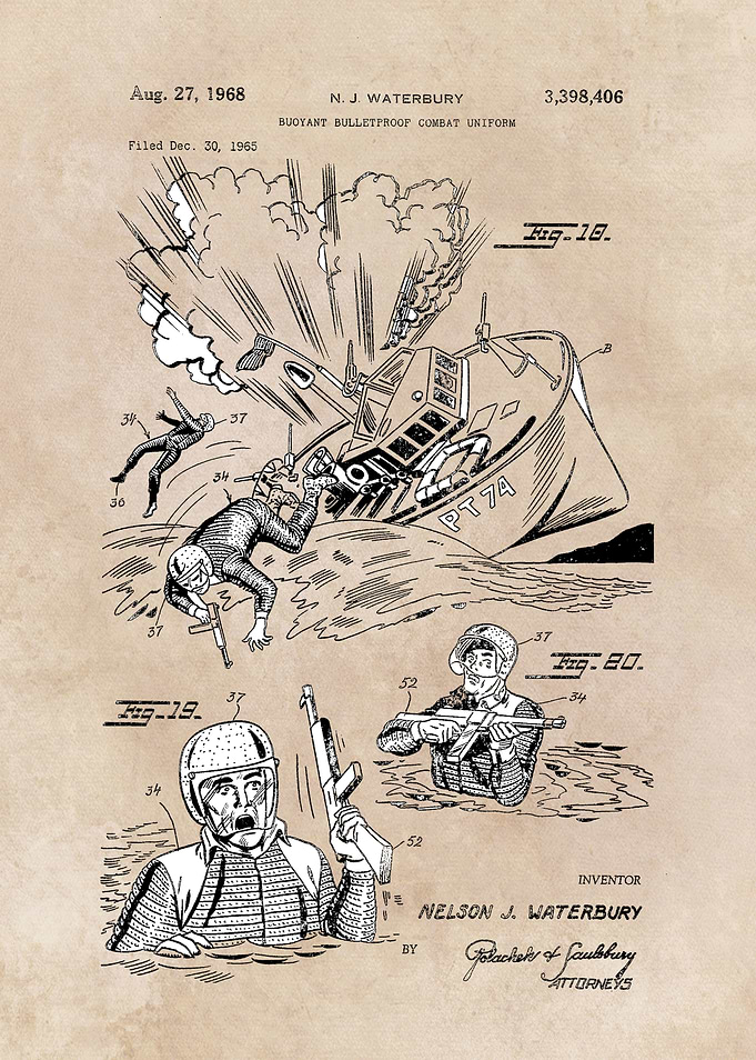 patent art Waterbury Buoyant