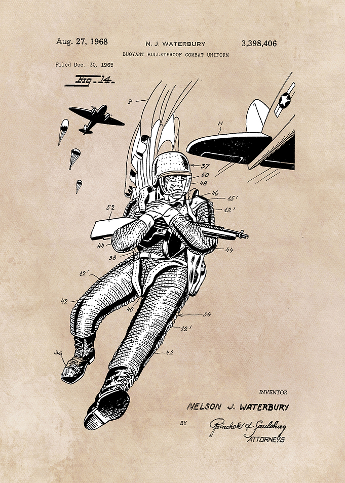 patent art Waterbury Buoyant