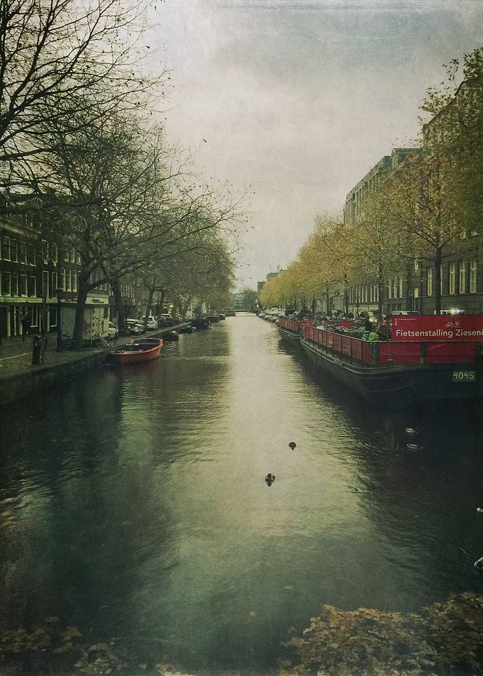 on the river
