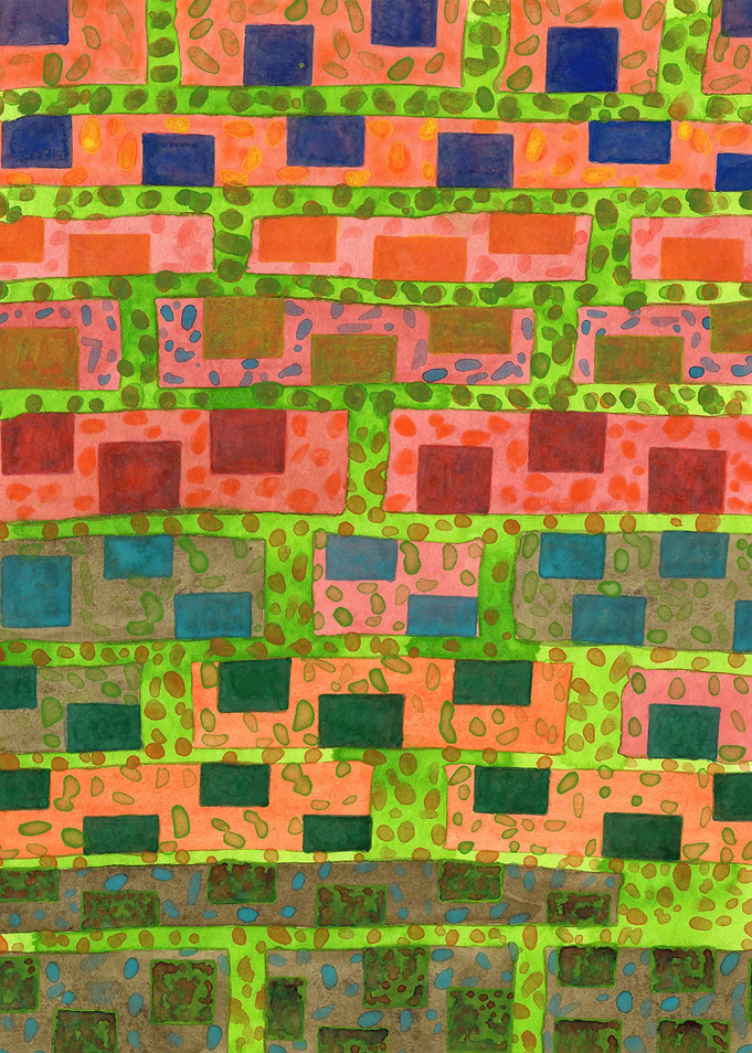 Added Color to a Colorful Wall