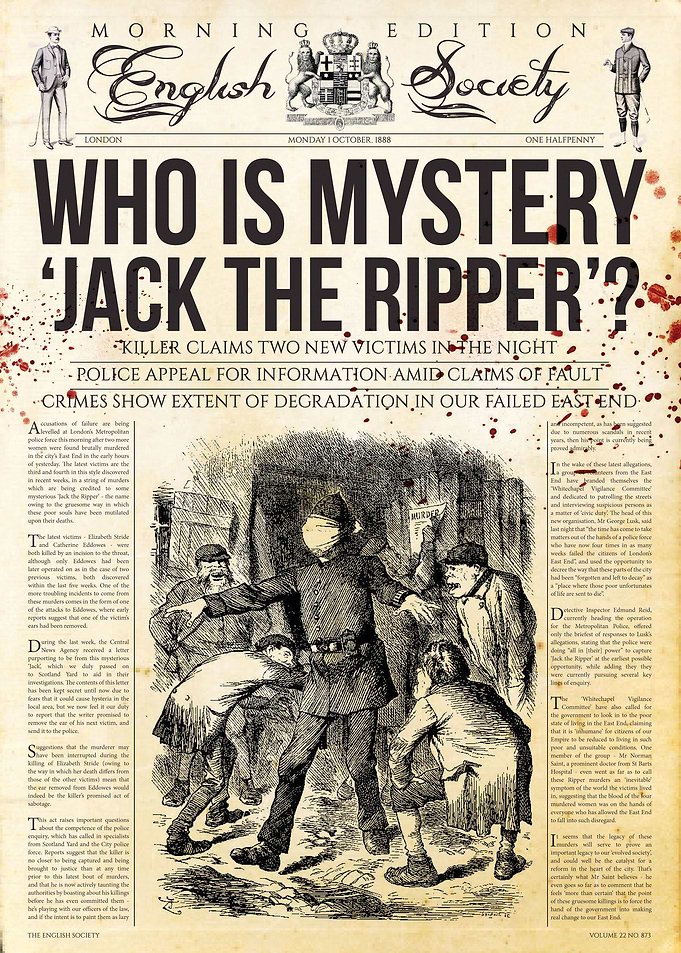 Jack The Ripper Newspaper