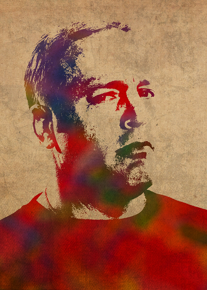 Kevin James Watercolor Portrait