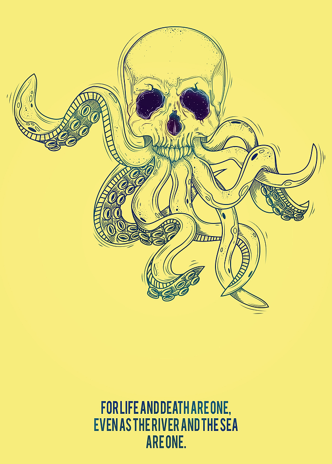 'Octoskull' life quote