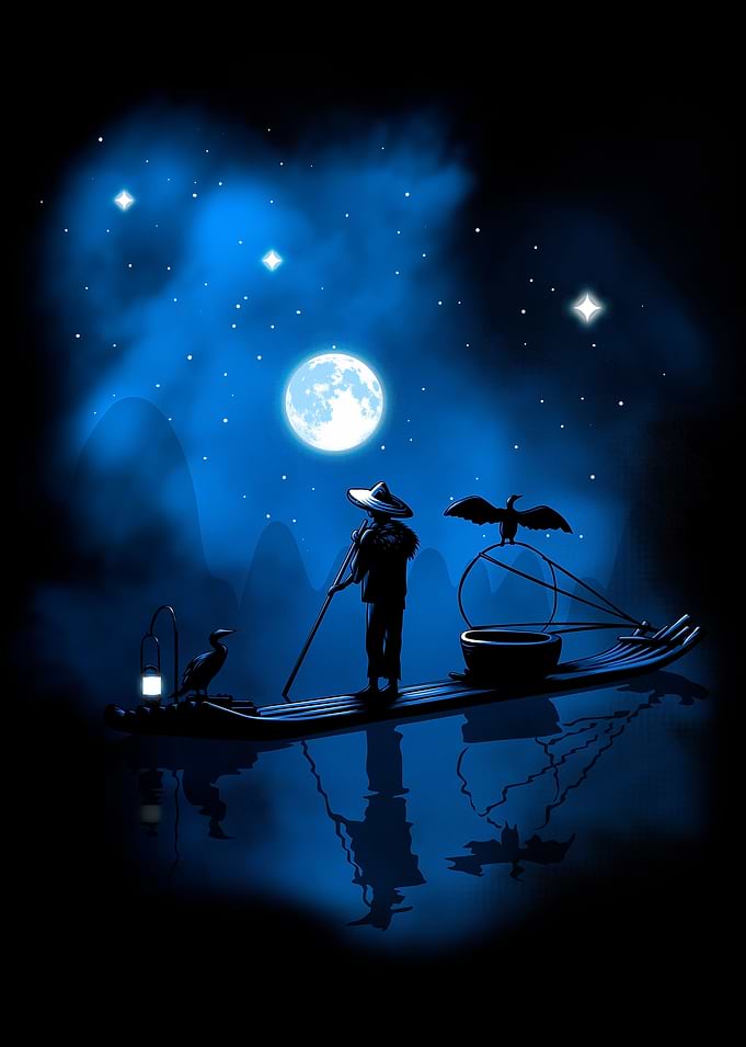 Fisherman boat in china