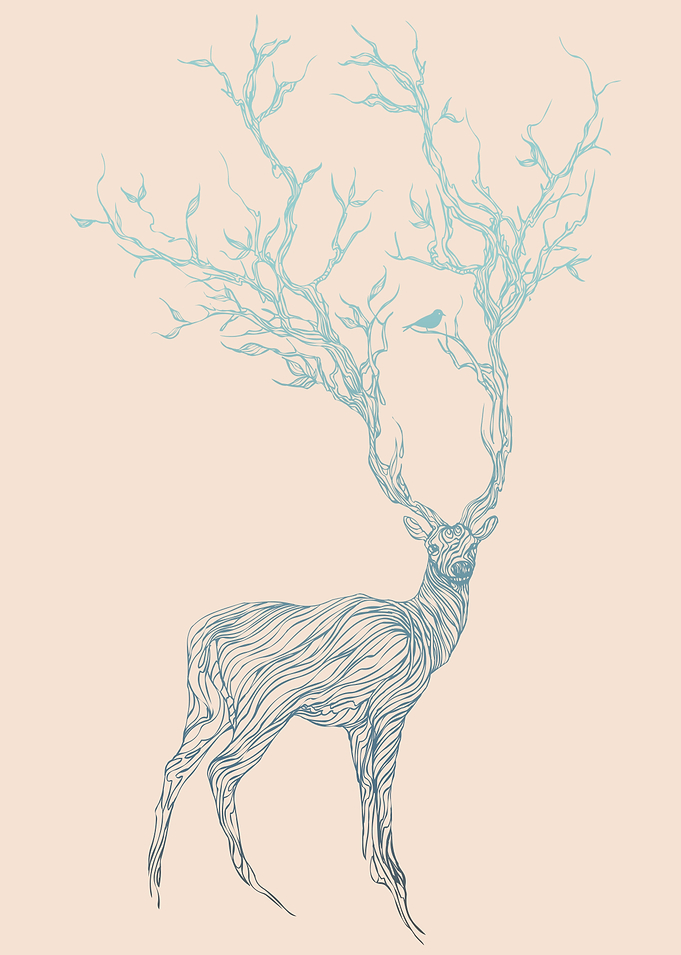 Blue Deer