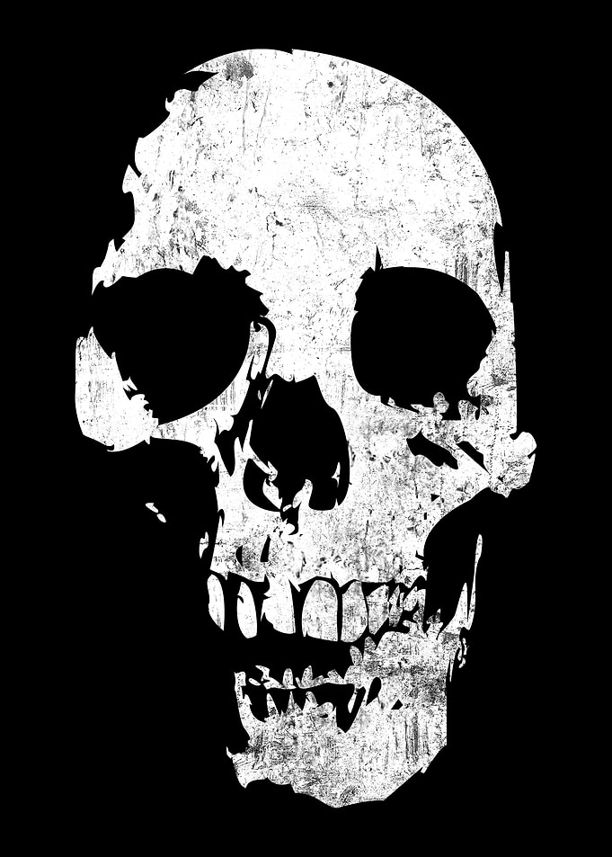 Grunge Skull