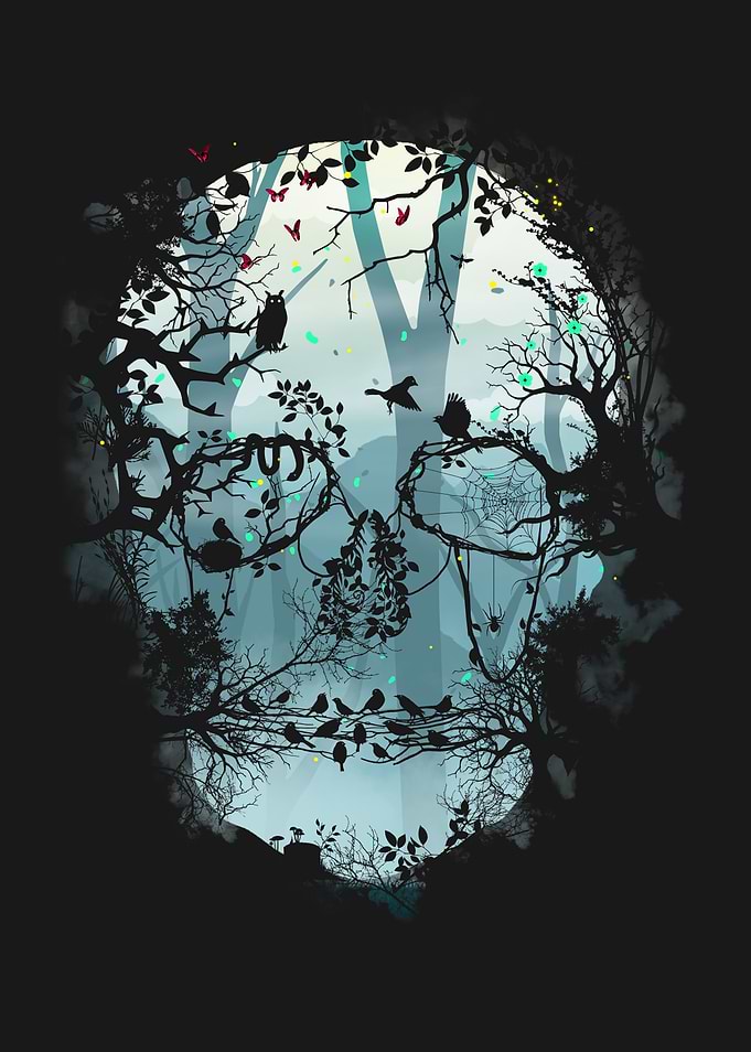 Dark Forest Skull