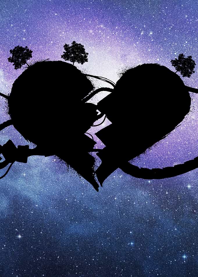 Broken Space Heart