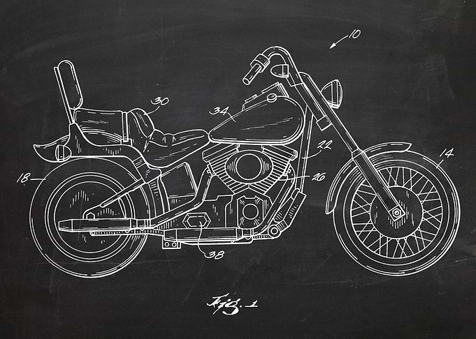 Motorcycle Drawing