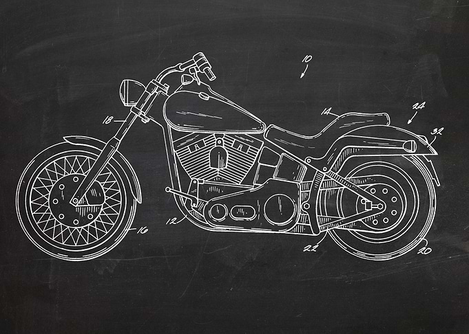 Motorcycle Drawing