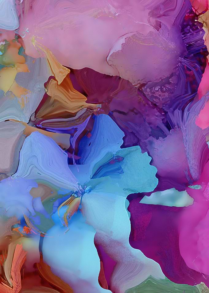 Alcohol Ink Flowers