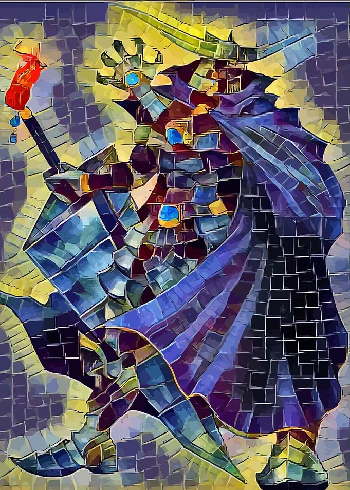 Stained Glass Garland