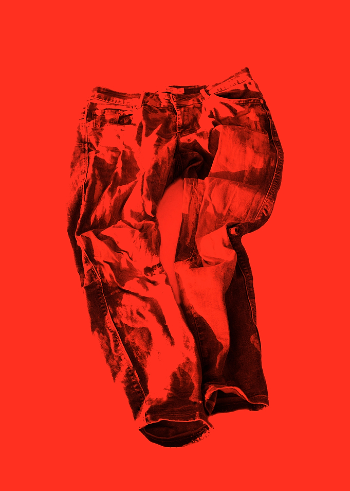 red jeans