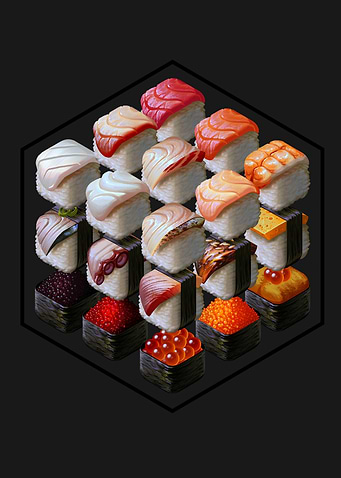 Sushi Cubed