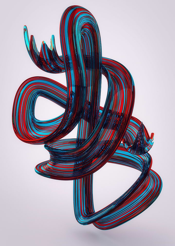 Glass Brush Stroke