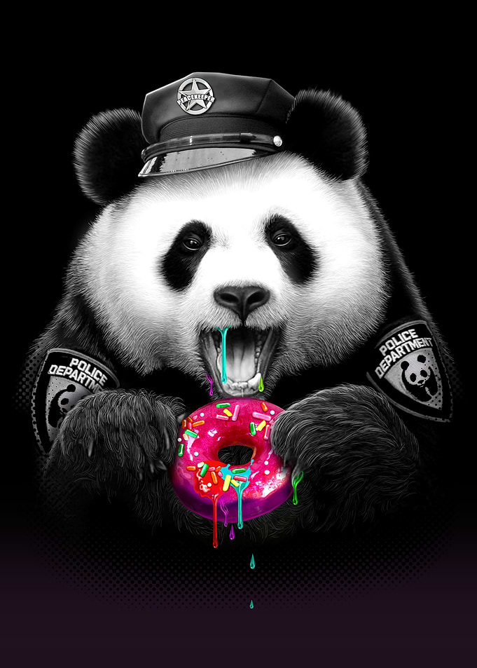 PANDA LOVES DONUT