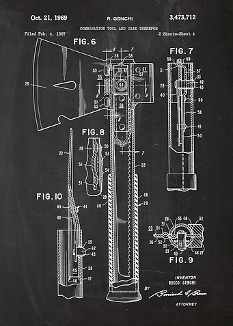 1967 Combination Tool and Case Therefor - Patent