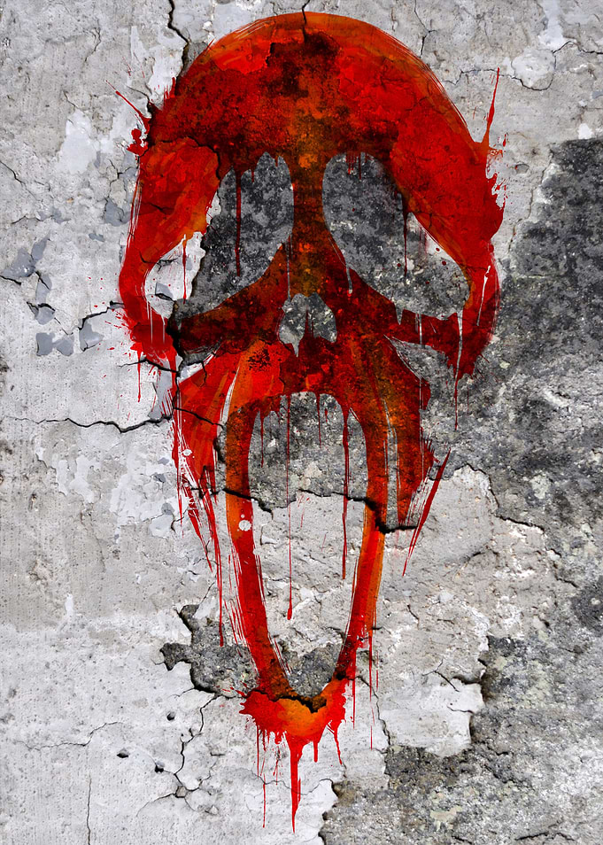 Bloody Scream Graffiti
