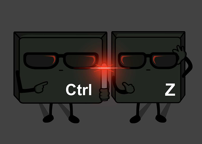 Ctrl+Z in Black!