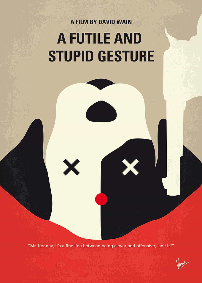 No893 My A Futile and Stupid Gesture minimal movie