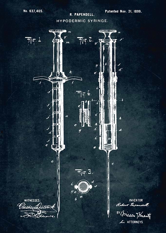 No370 - 1899 - Hypodermic syringe
