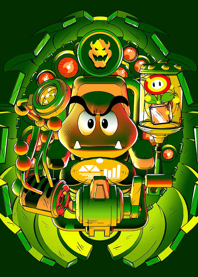The King and The Pilot No. 1 (Retro)