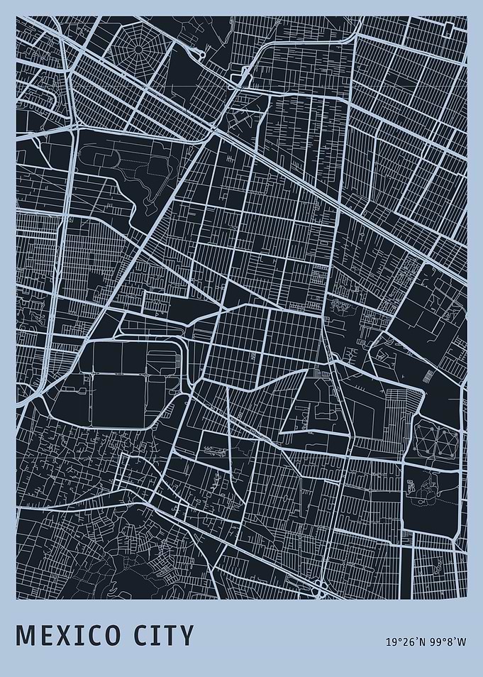 Mexico City Map