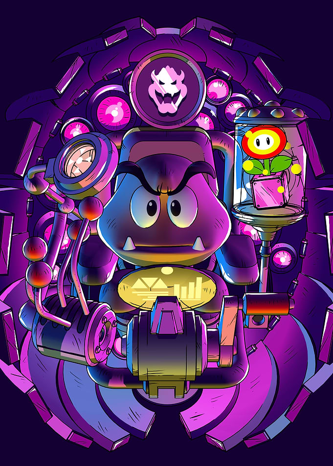 The King and The Pilot No. 1 (Dark)