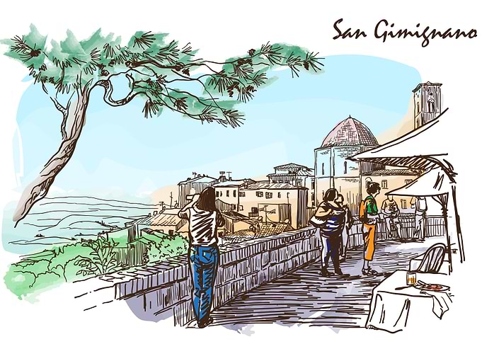 Sketches from Italy -San G