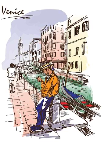 Sketches from Italy - Veni