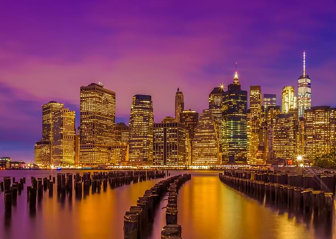 Manhattan Bright Sunset
