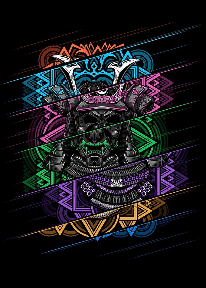 Samurai mask cut