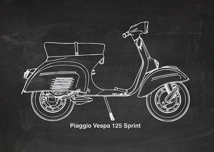 Piaggio Vespa 125 Sprint 1969