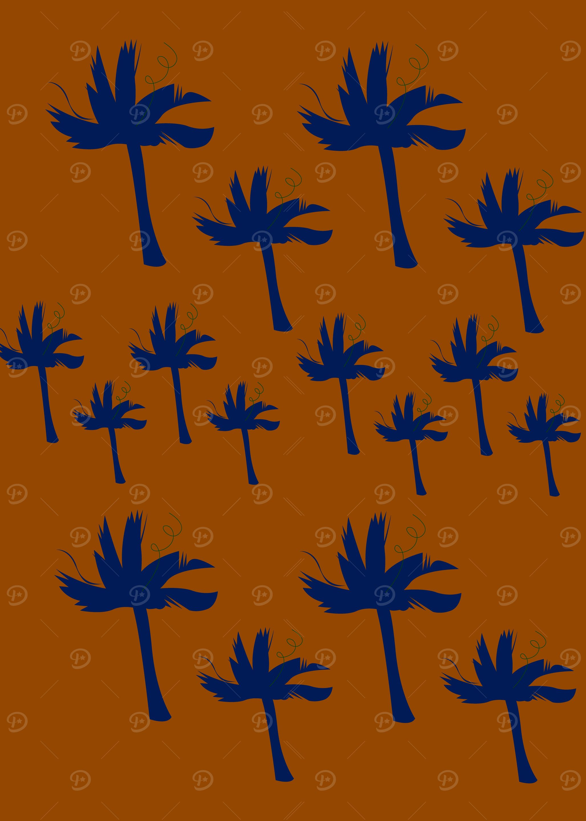 Design palms Eco Brown elements