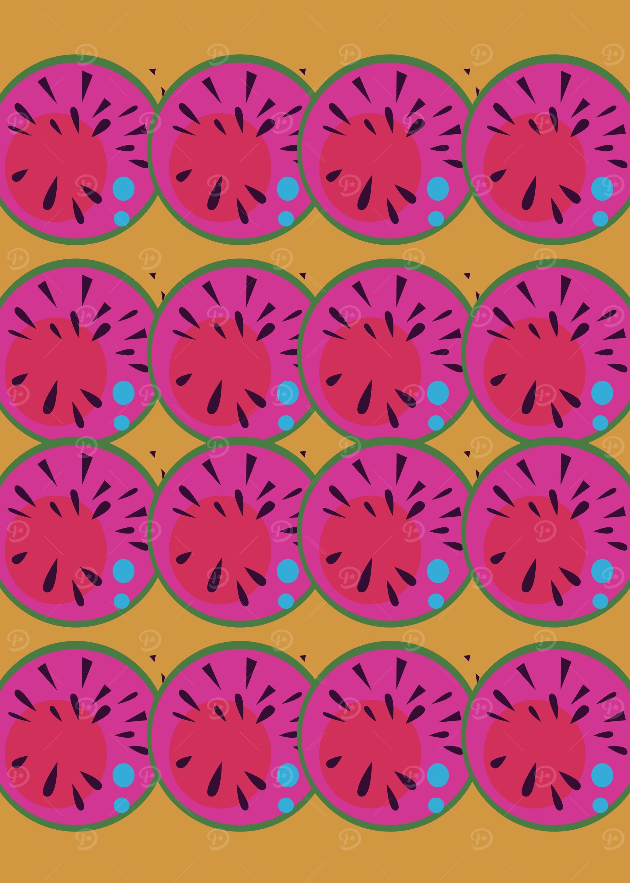 Design slices bio lemons on Gold