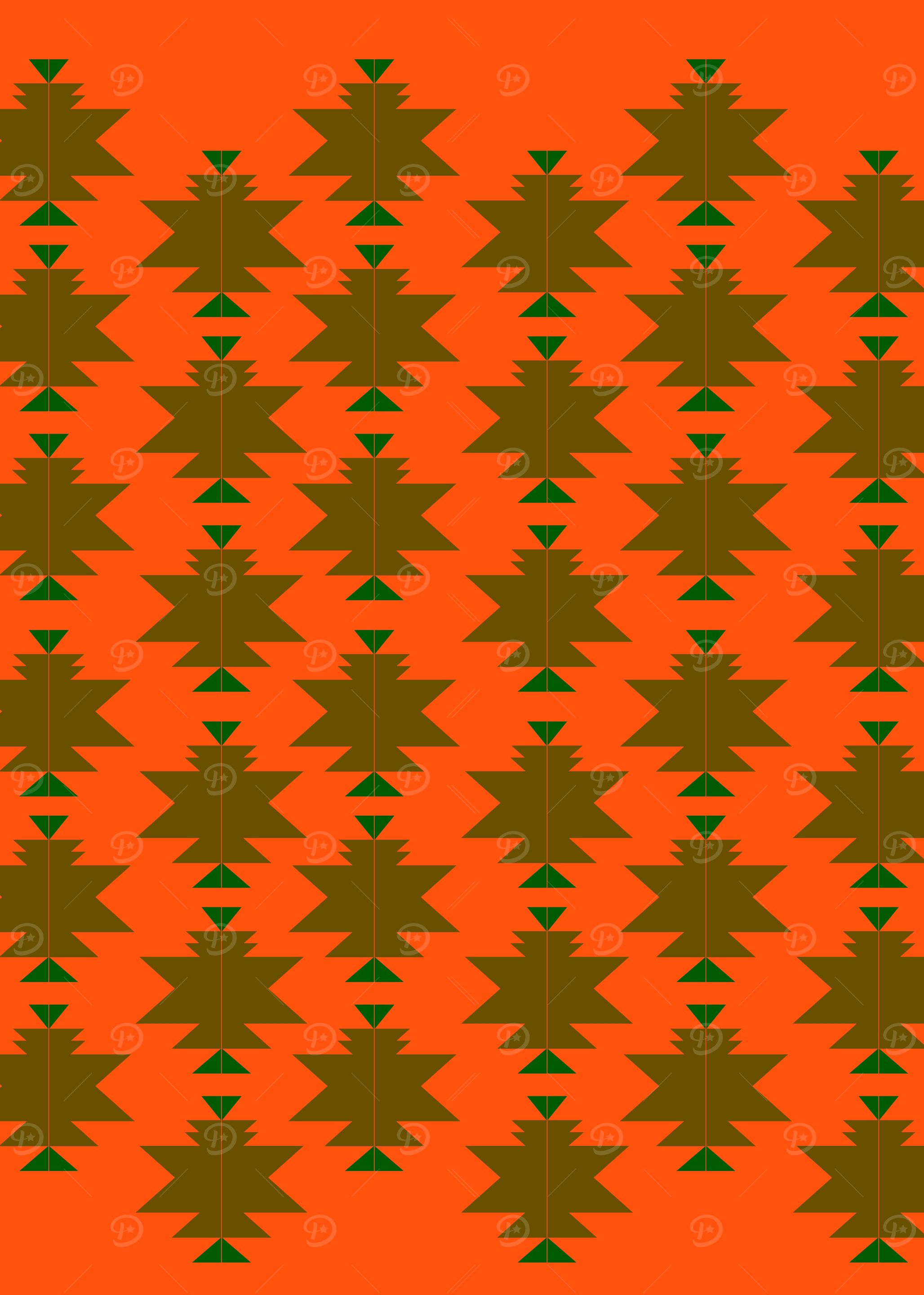 Design Aztecs on gold elements