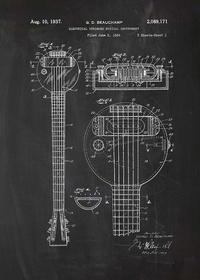 1934 Electrical Stringed Musical Instrument