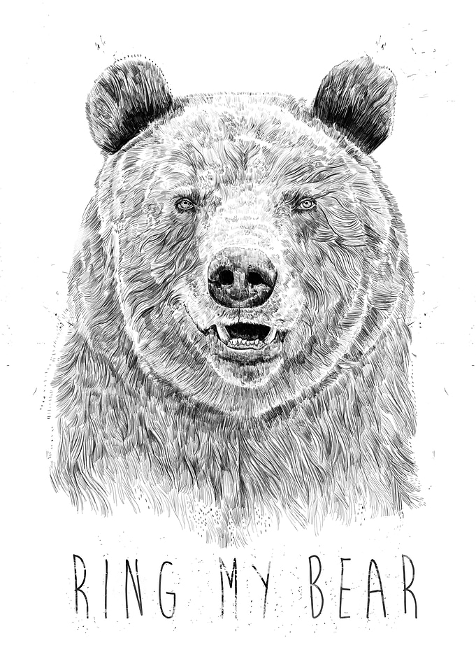 Ring my bear (bw)