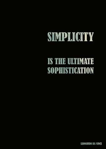 Leonardo da Vinci, Simplicity quote