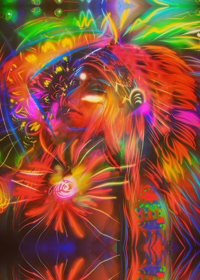 Neon Lady