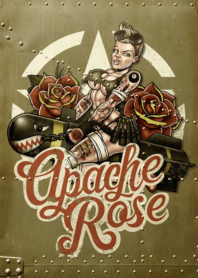 'Apache Rose'