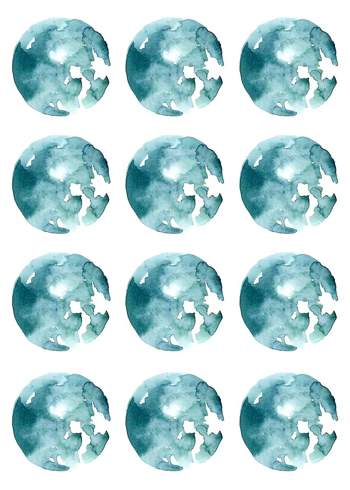 blue water
