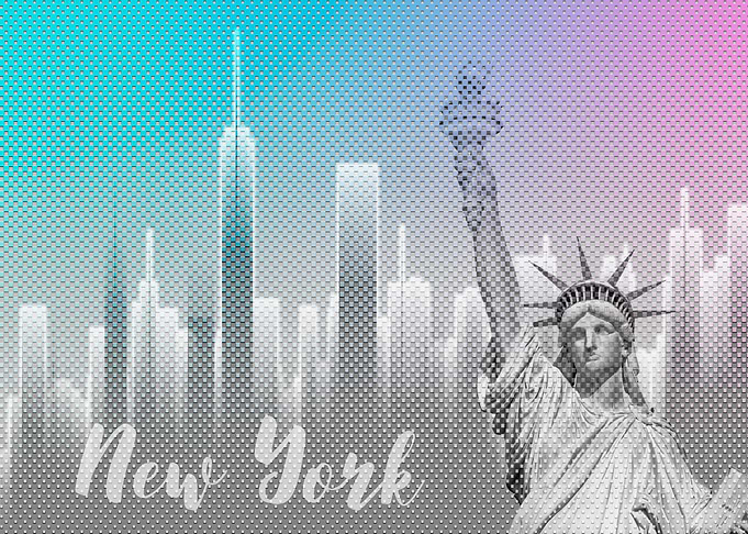 Graphic Art NEW YORK Mix